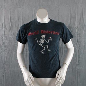 Social Distortion Shirt - Life and Death Skeleton Logo - Men's Small